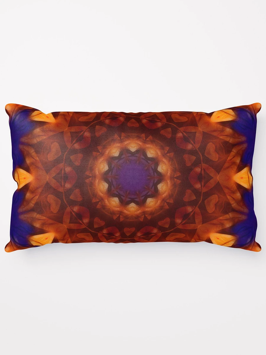 Blue and Orange Kaleidoscope Throw Pillow product image (13)