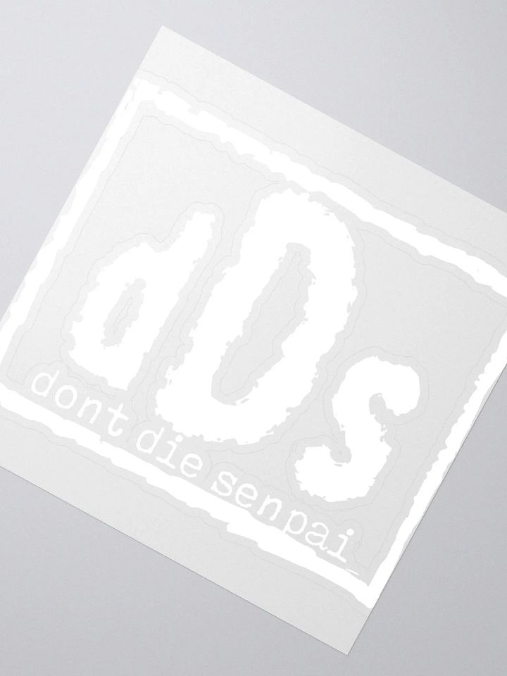 DDS White Sticker product image (2)