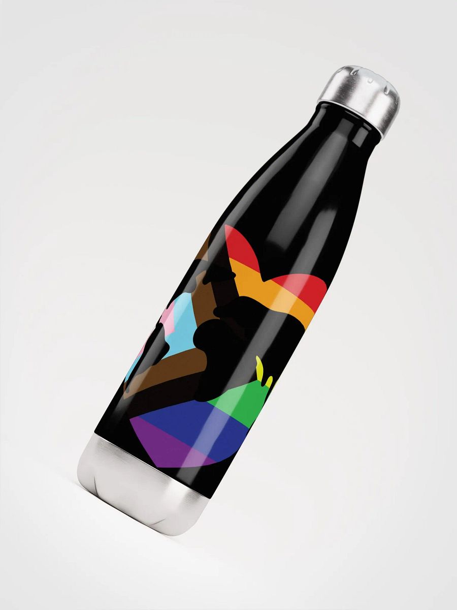 Rainbow Heart Stainless Steel Water Bottle product image (4)
