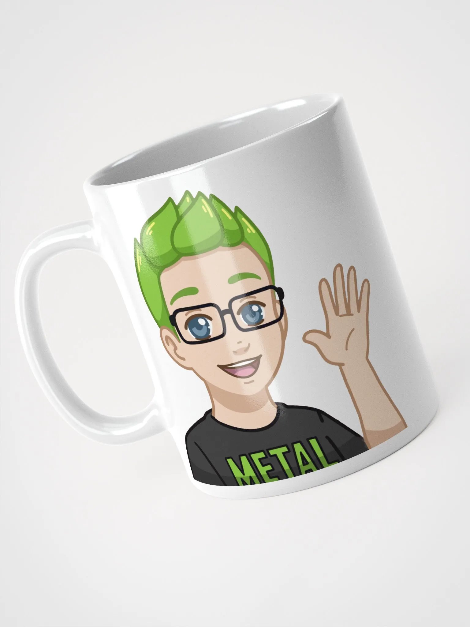 Hello Emote Mug (White) product image (1)