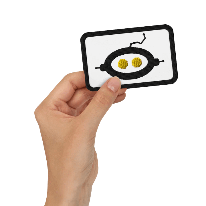 Robot Icon Patch Rectangular product image (2)