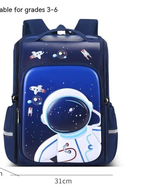 Large Capacity Wear-resistant Burden Alleviation Backpack For Boys And Girls product image (3)