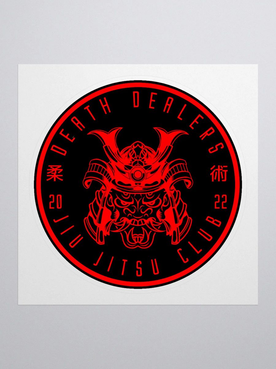 Death Dealers - Round Logo (Black And Red) Sticker product image (3)