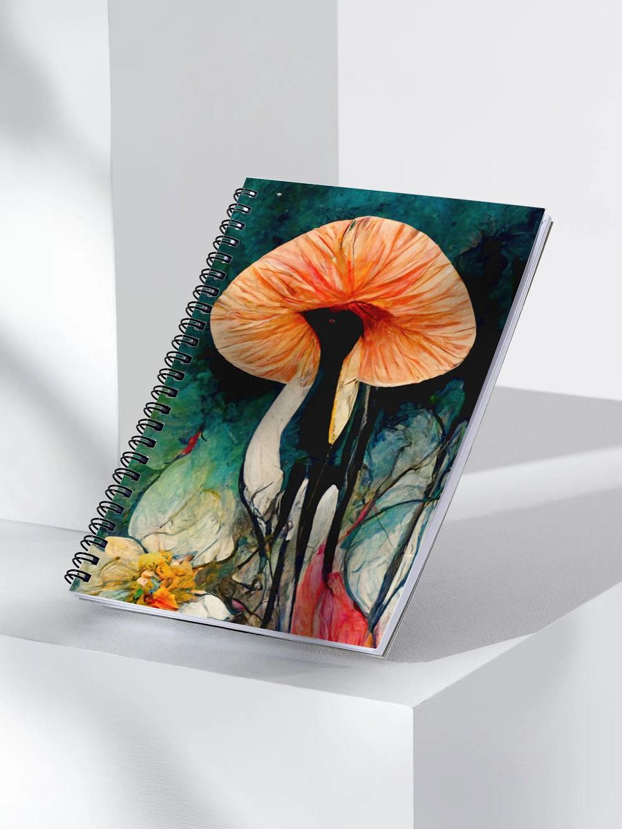Surreal Mushroom Dreams Spiral Notebook product image (3)