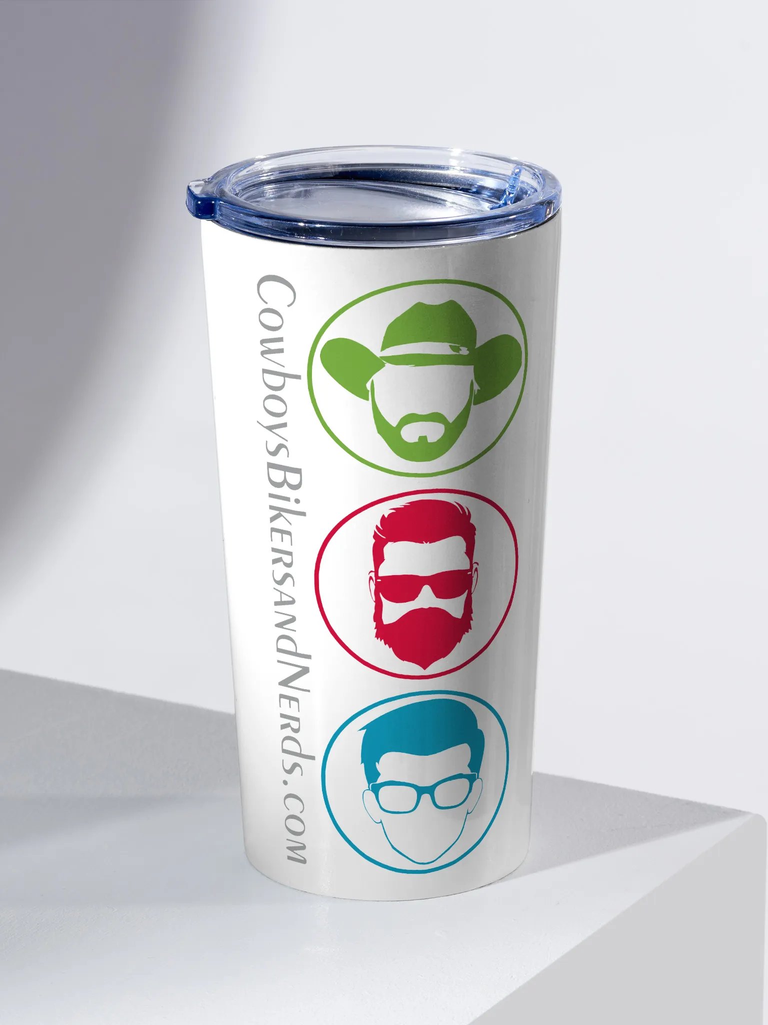Icon Tumbler Cowboys Bikers and Nerds Logos product image (2)