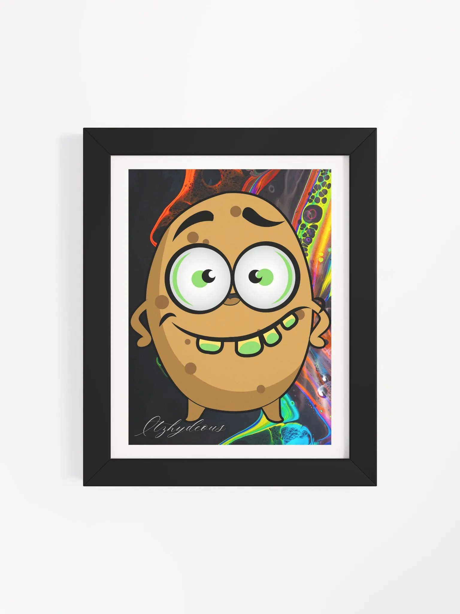 Whimsical Grin Framed Poster product image (4)
