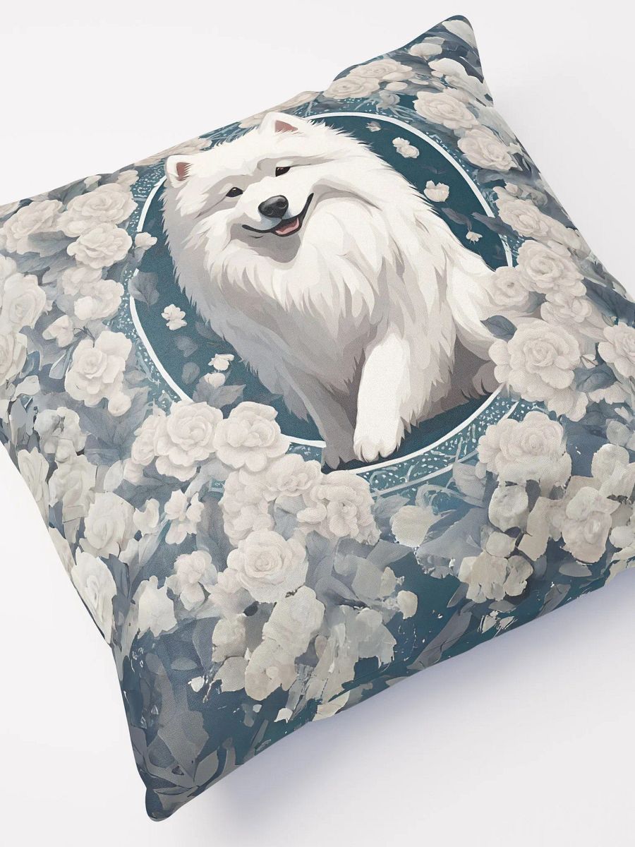 Floral Samoyed Pillow product image (6)