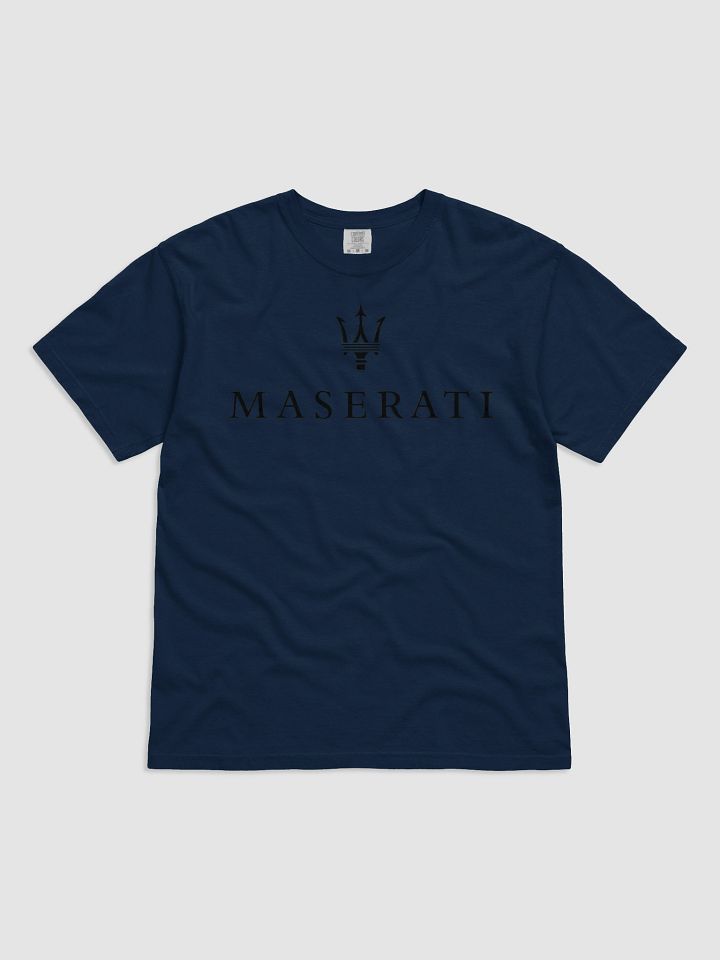 Man Garment-Dyed Heavyweight T-Shirt Maserati Logo product image (1)