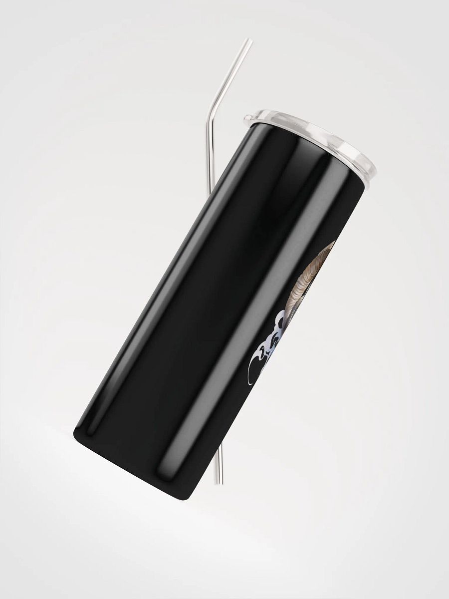 Astrology Delight: Aries Illustrated Zodiac Stainless Steel Tumbler - Reusable, Stylish, and Eco-Friendly! ♈ product image (4)