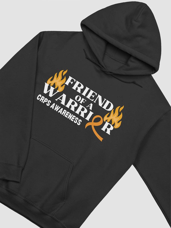 FRIEND of a Warrior CRPS Awareness Hoodie- White Print product image (2)