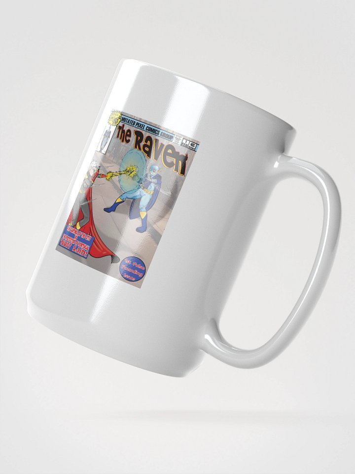 The Raven vs. our Favorite Heroine The Protector: Comic Book Cover Mug product image (2)