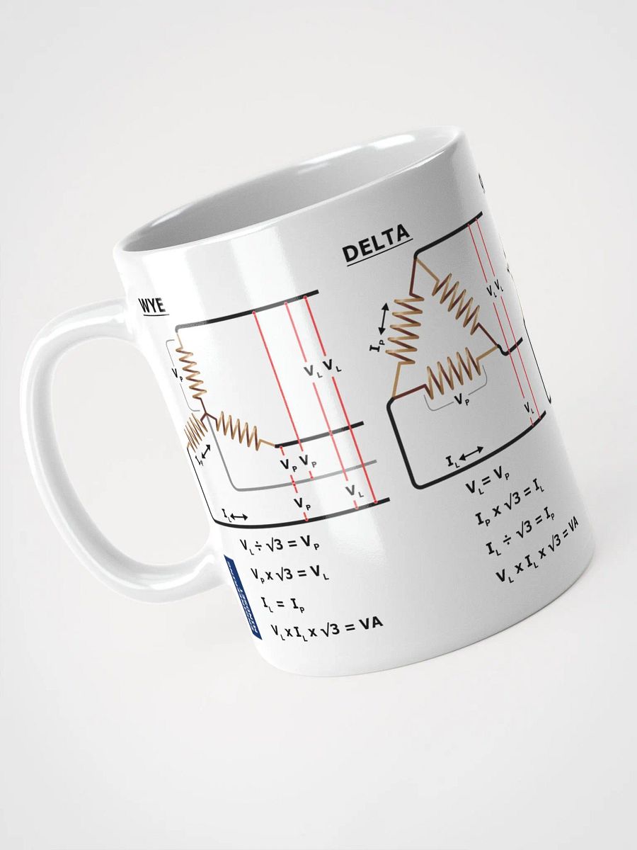 3 Phase Transformer Mug - White product image (9)