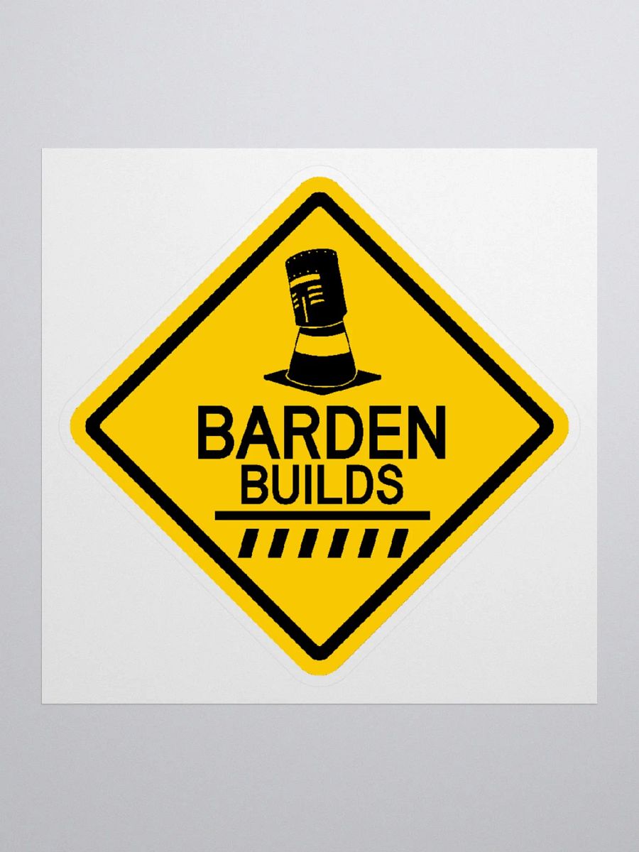 BARDEN BUILDS Logo Sticker product image (1)