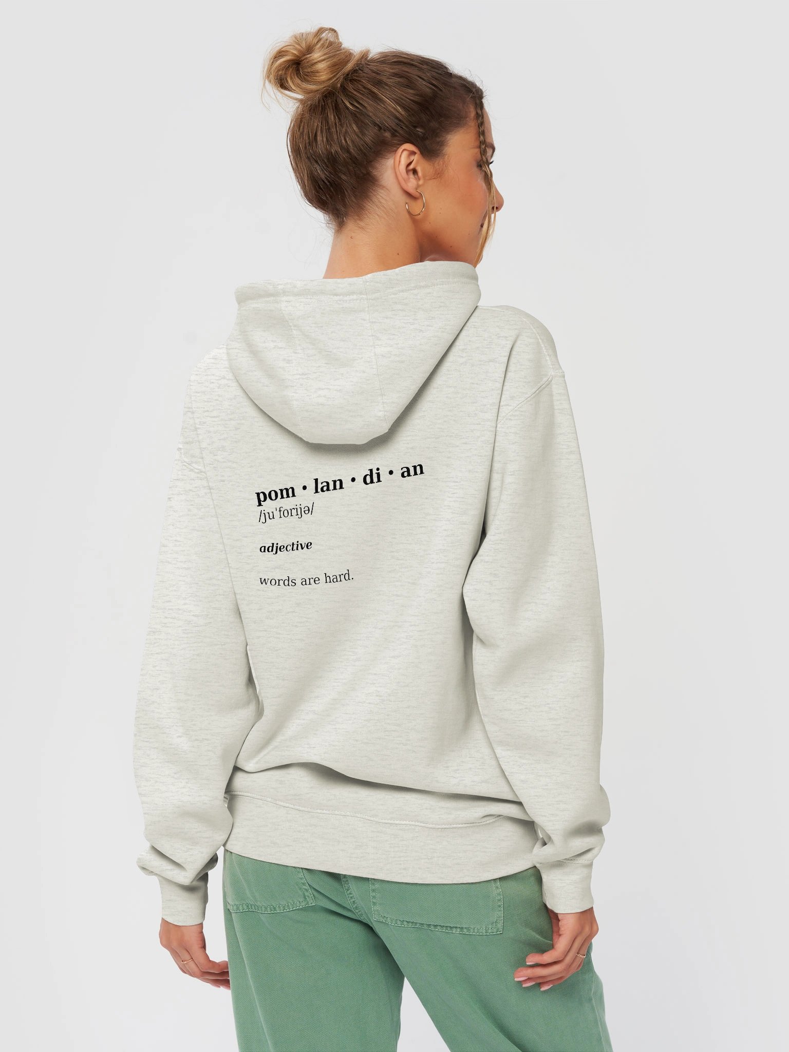 Words Are Hard Hoodie product image (4)