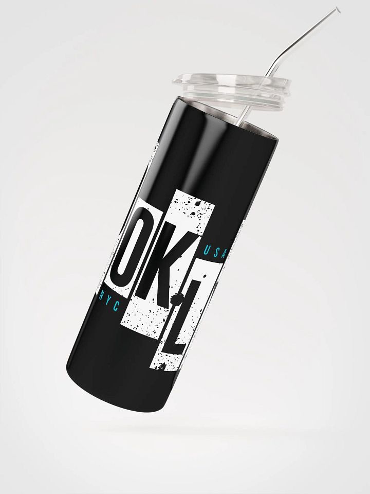 Brooklyn New York City Black Stainless Steel Tumbler product image (2)