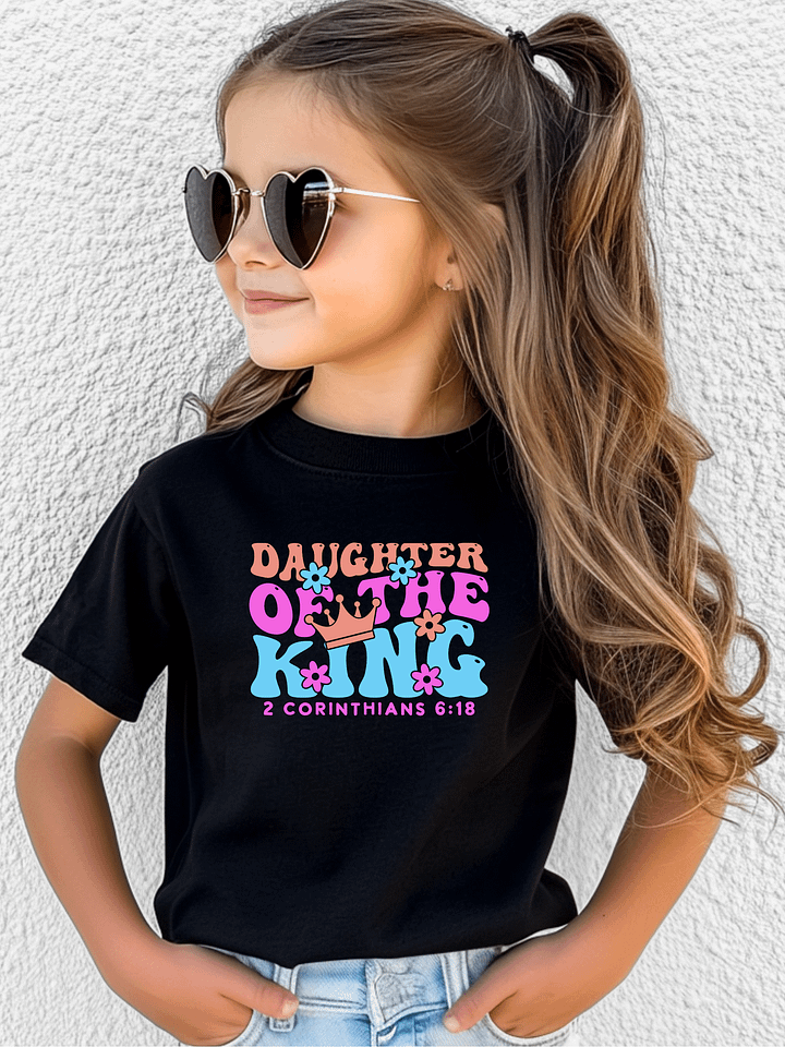 Daughter of the King Tee – 2 Corinthians 6:18 product image (2)