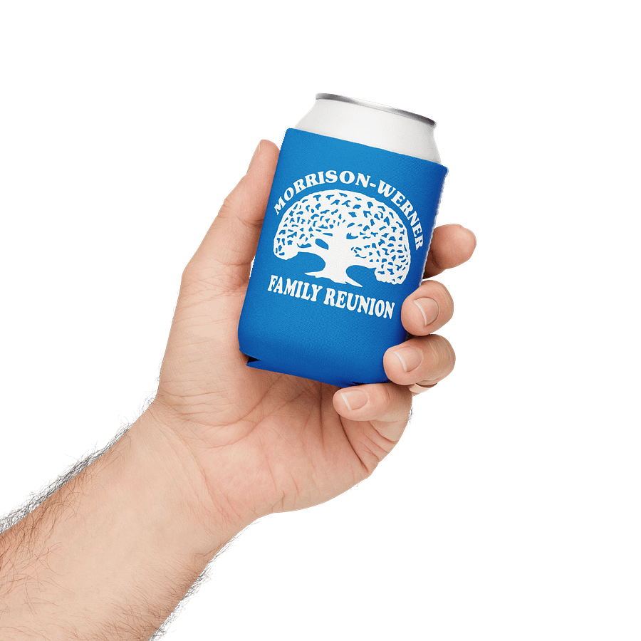 "Morrison-Werner Family Tree" Can Coozie (Blue) product image (3)