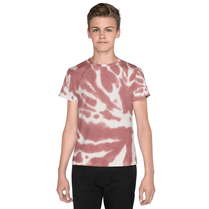 Marbled Pink Youth T-Shirt product image (1)