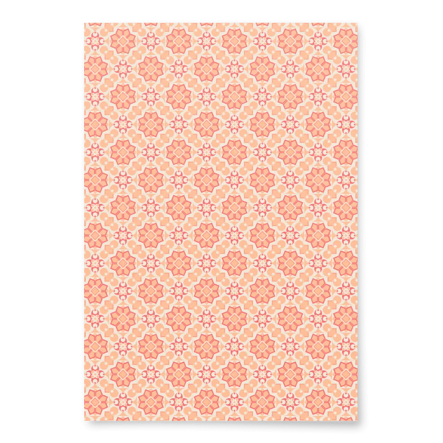 Peach Mosaic Wrapping Paper product image (2)
