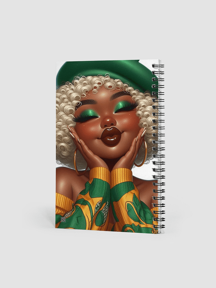 Vibrant Black Woman Spiral Notebook product image (2)