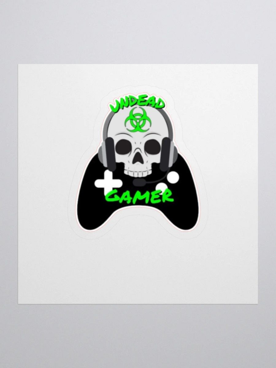 Undead Gamer Kiss Cut Stickers product image (1)