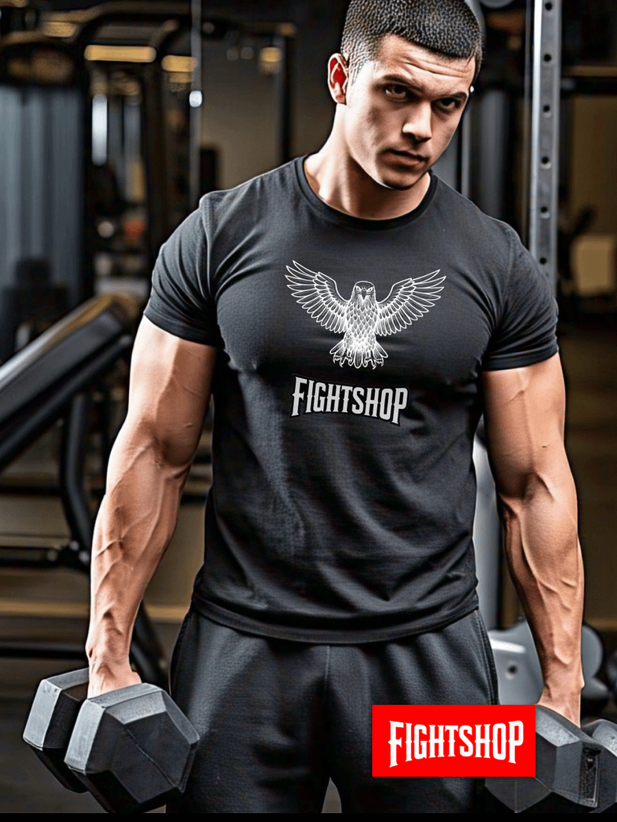 FIGHTSHOP EAGLE FITTED TEE product image (1)