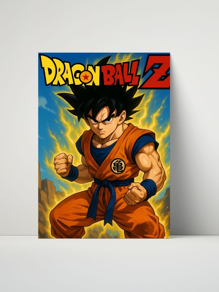 Dragon Ball Z – Goku Super Saiyan Aura – 8x10 Metal Print product image (1)