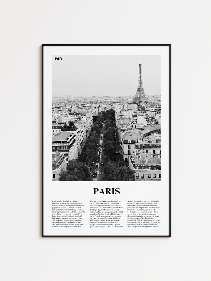 Paris 02 Newspaper Poster product image (1)