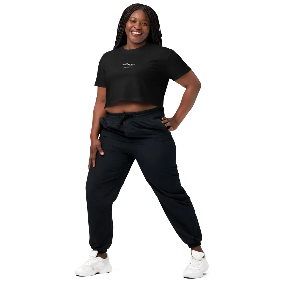 Premium Crop Top with White Logotype product image (4)