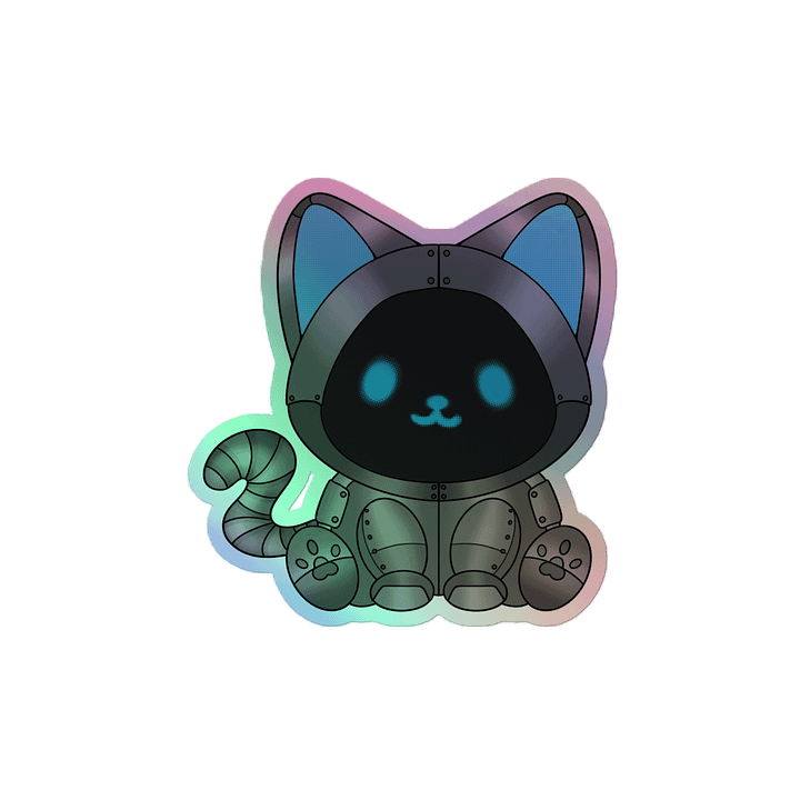 PalBot Holographic Sticker (Blue) product image (2)