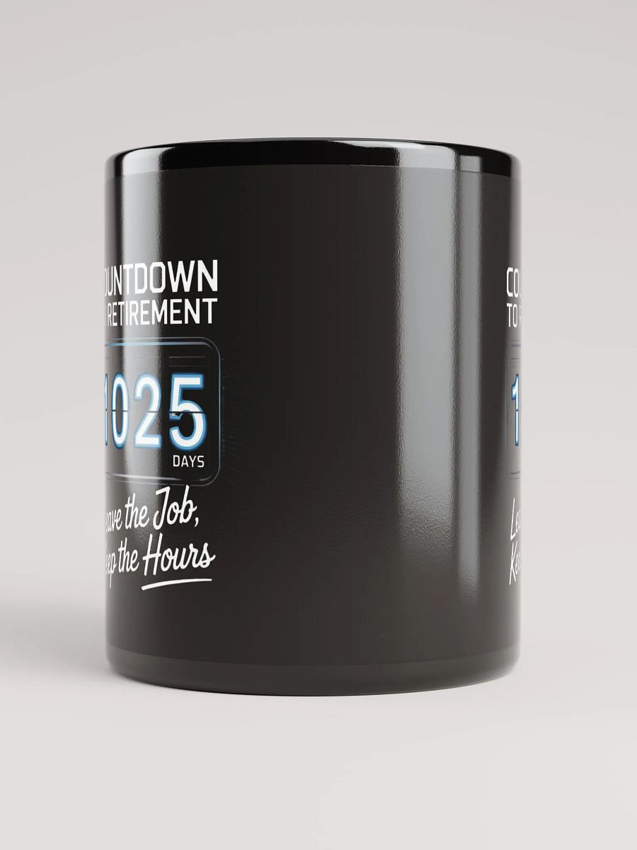 1025 Days Countdown Black Glossy Mug product image (5)