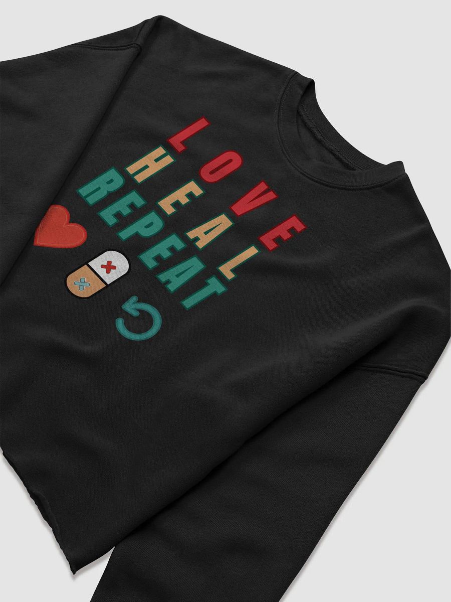 Love, Heal, and Repeat Crop Sweatshirt product image (18)