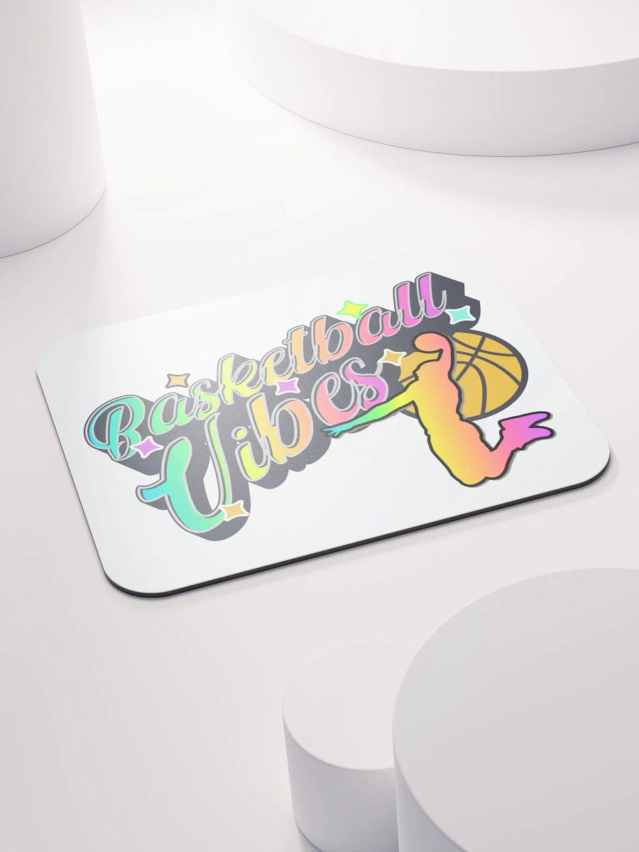 Basketball Vibes Rainbow Dreams Mouse Pad product image (4)