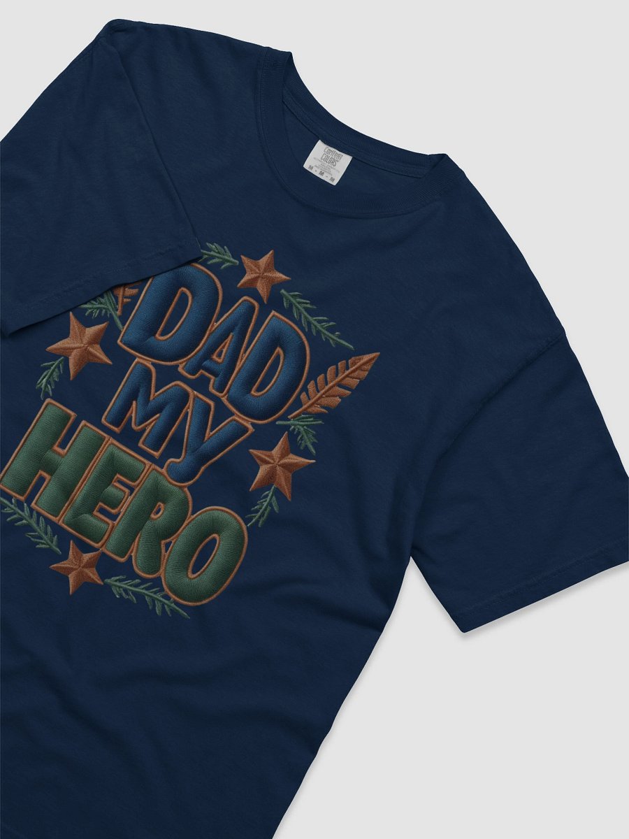 DAD MY HERO Textured T-Shirt product image (57)