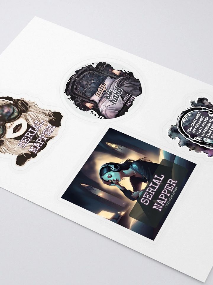 Serial Napper Sticker Sheet product image (2)