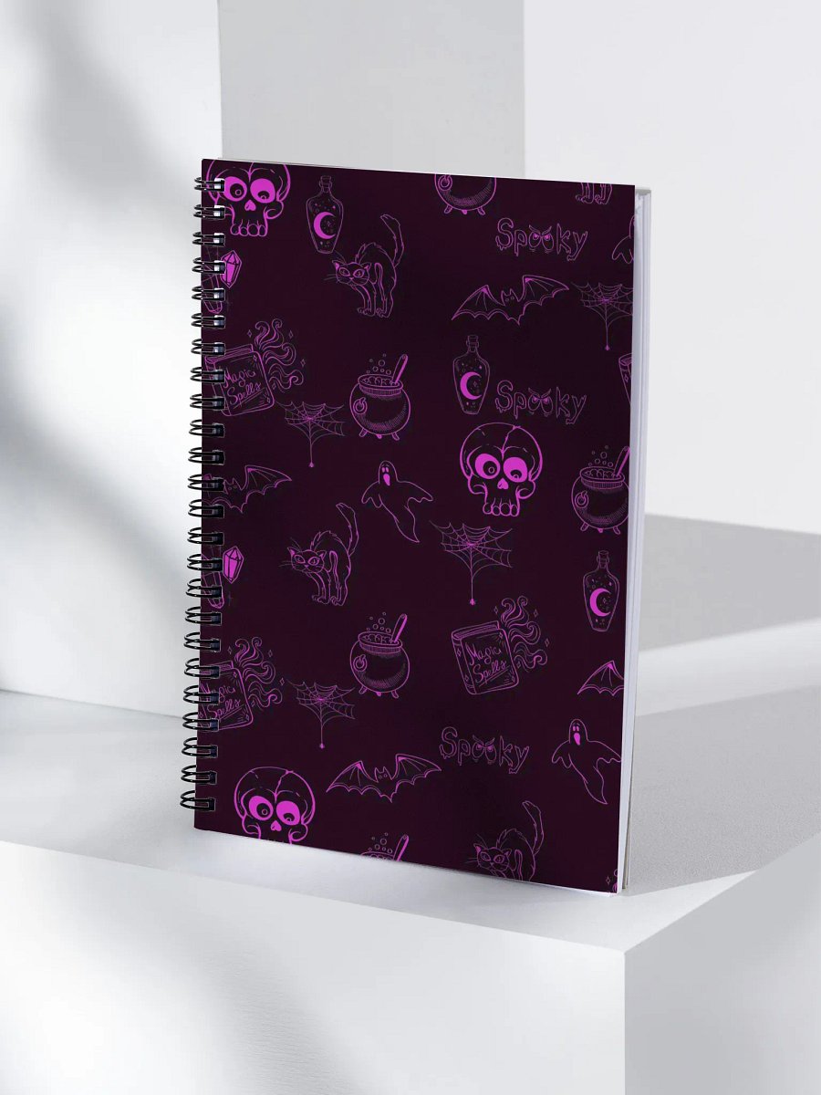 Spooky Magic Spiral Notebook product image (4)