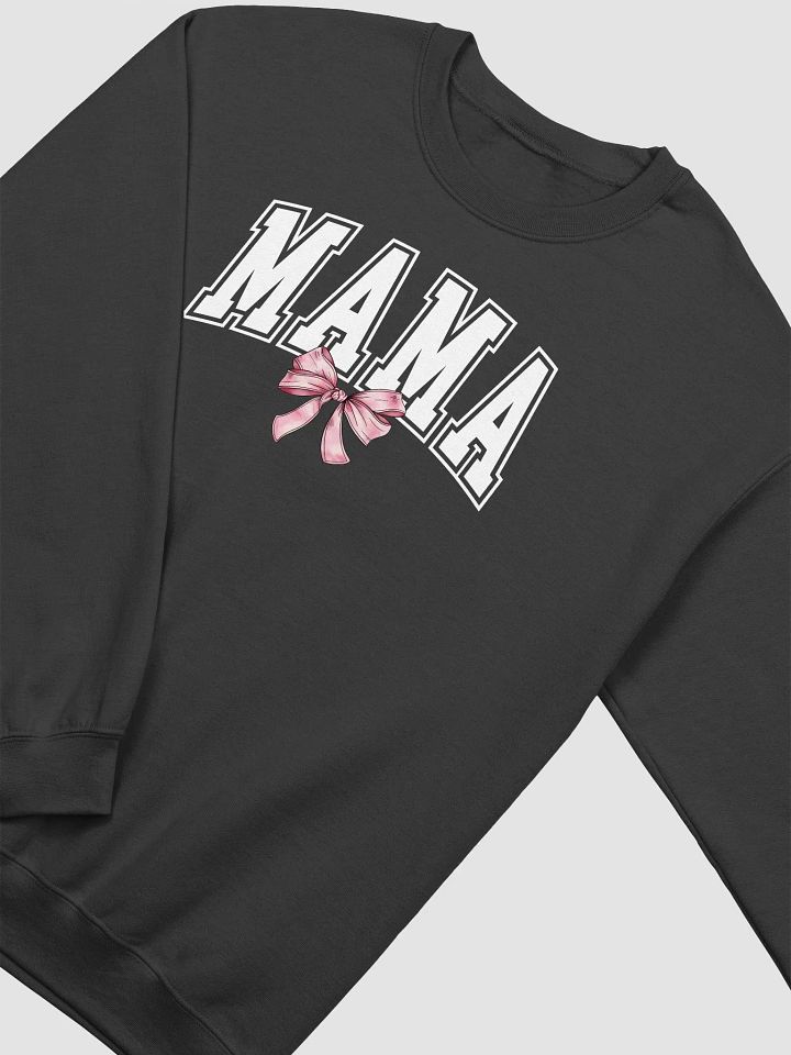 Coquette Style Varsity Mama Long Sleeve Unisex Sweatshirt product image (23)