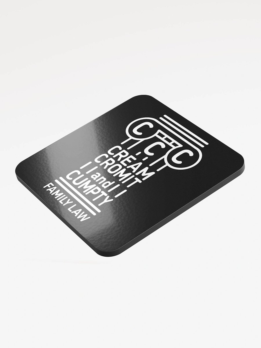 CREAM CROMIT & CUMPTY Family Law Coaster product image (3)