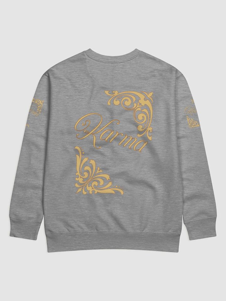 Karma Floral Script Premium Sweatshirt product image (11)