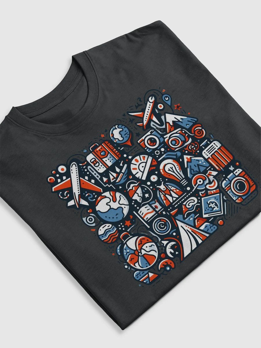 Cotton Heritage Men's Premium Heavyweight Tee | AI Design about travel product image (5)