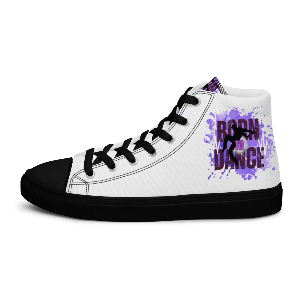 Retro Born to Dance Splash His Silhouette High Tops product image (13)