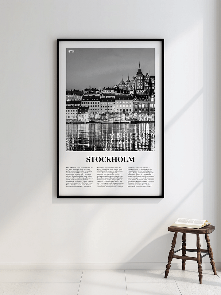 Stockholm 04 Newspaper Poster product image (4)