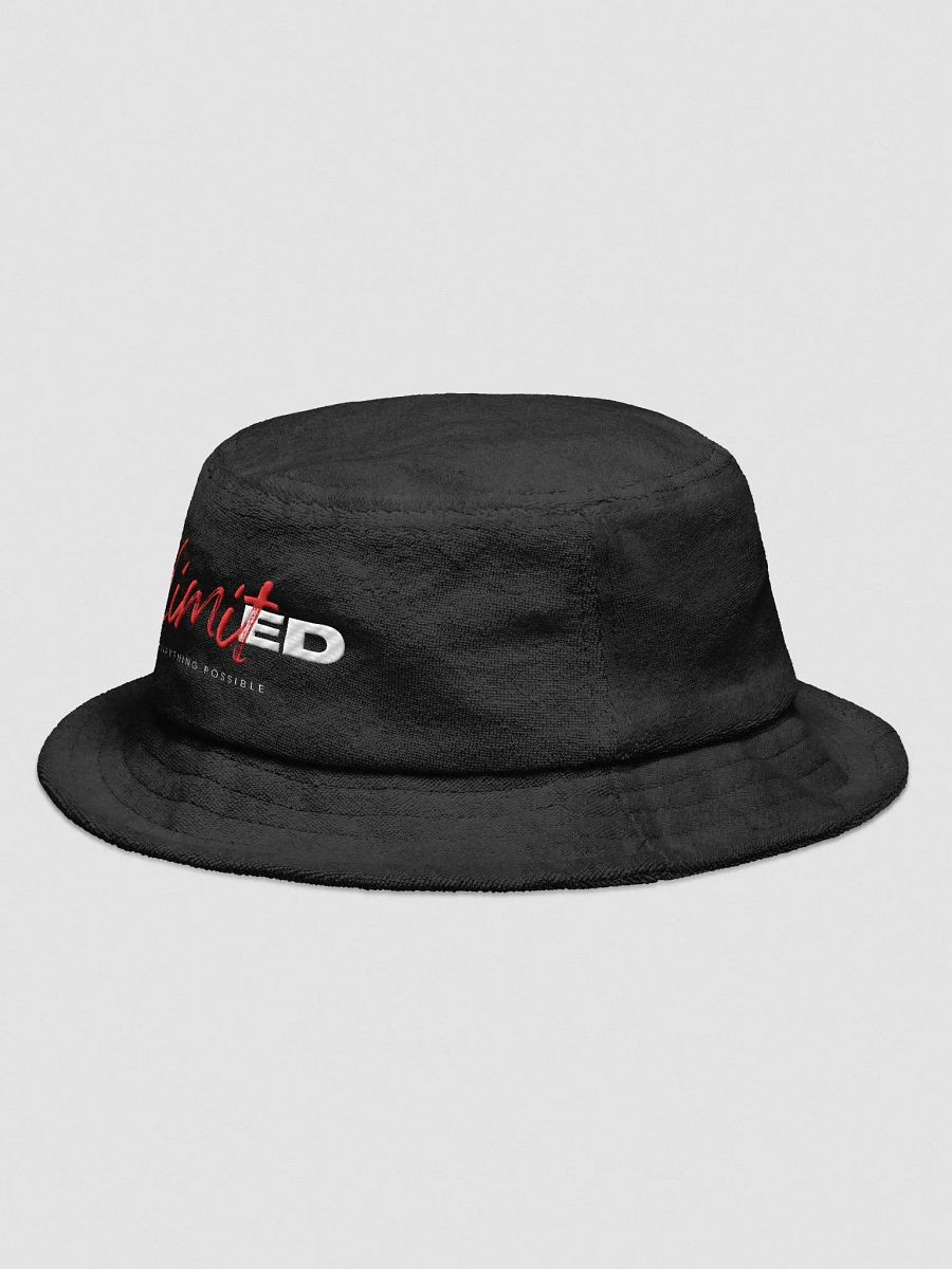 Limitless Crimson Script Bucket Hat product image (6)