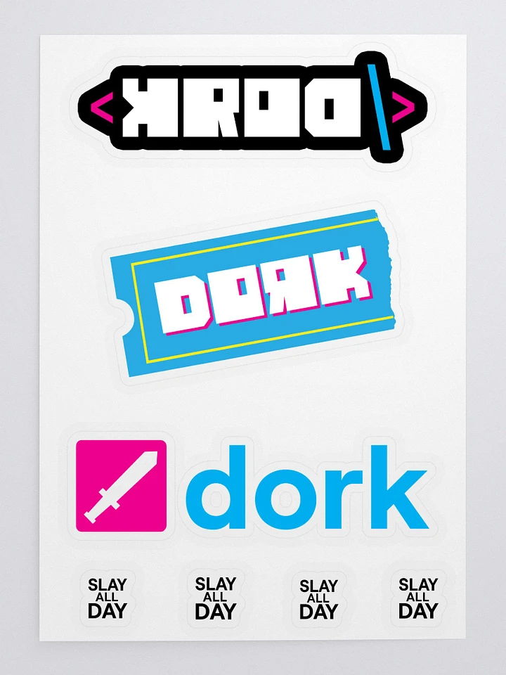 Dork Beta 1.0 Sticker Sheet product image (1)
