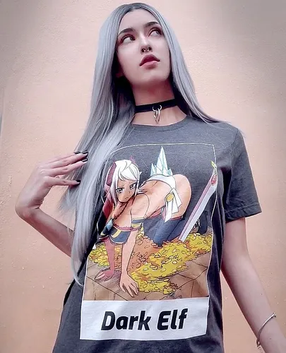 Dark Elf, Lamiev⁠
⁠
Lamiev is a high-ranking demoness who stops at nothing to garner favor with the maou.⁠
⁠
⁠
Another OC of ...