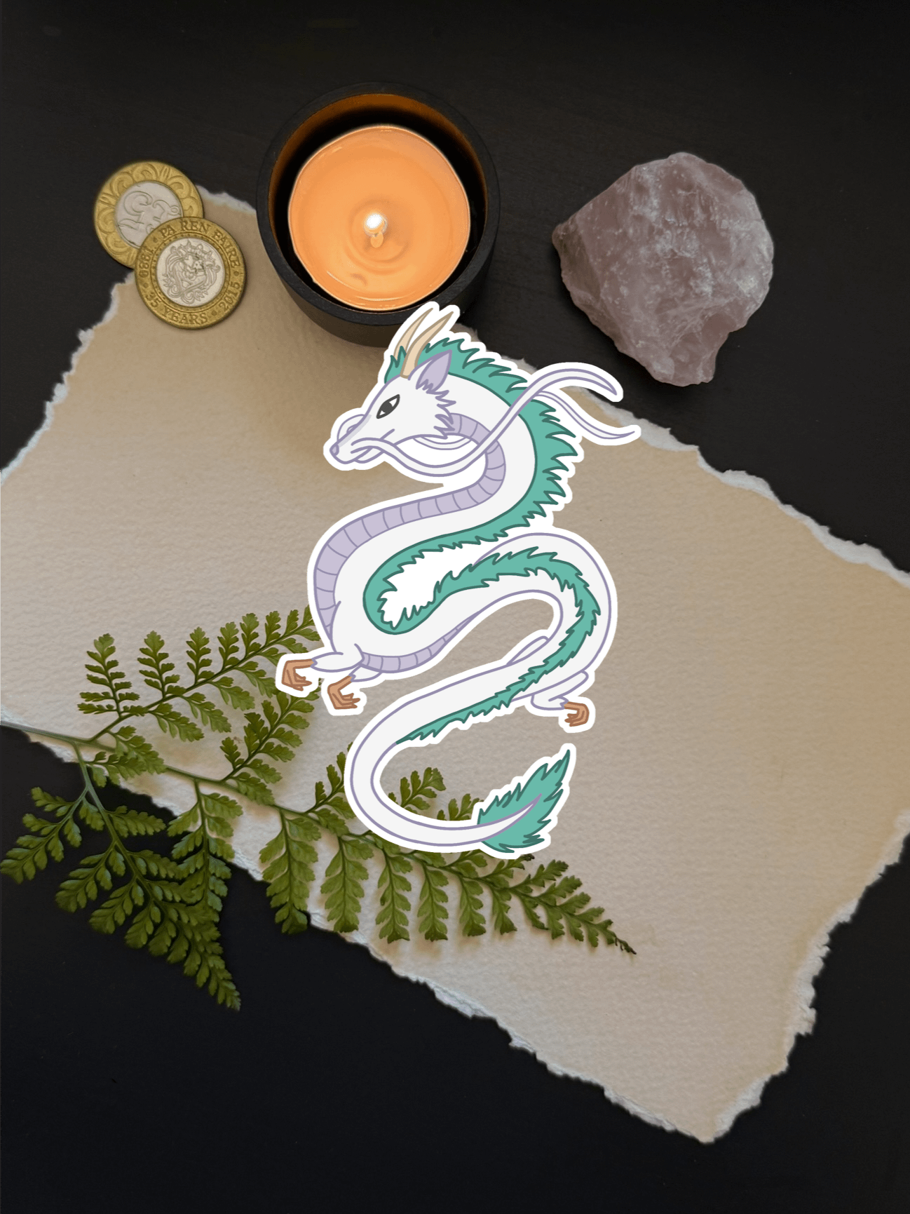 Spirited Dragon 4" Sticker product image (1)