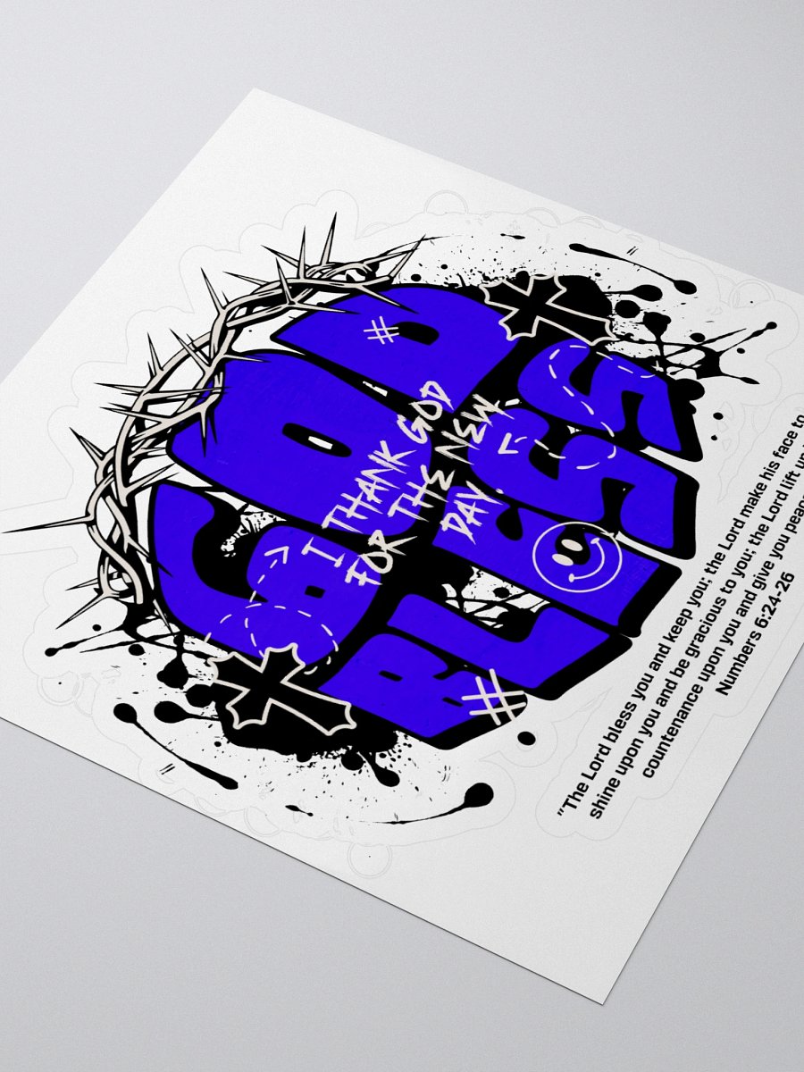God Bless Kiss Cut Stickers product image (3)