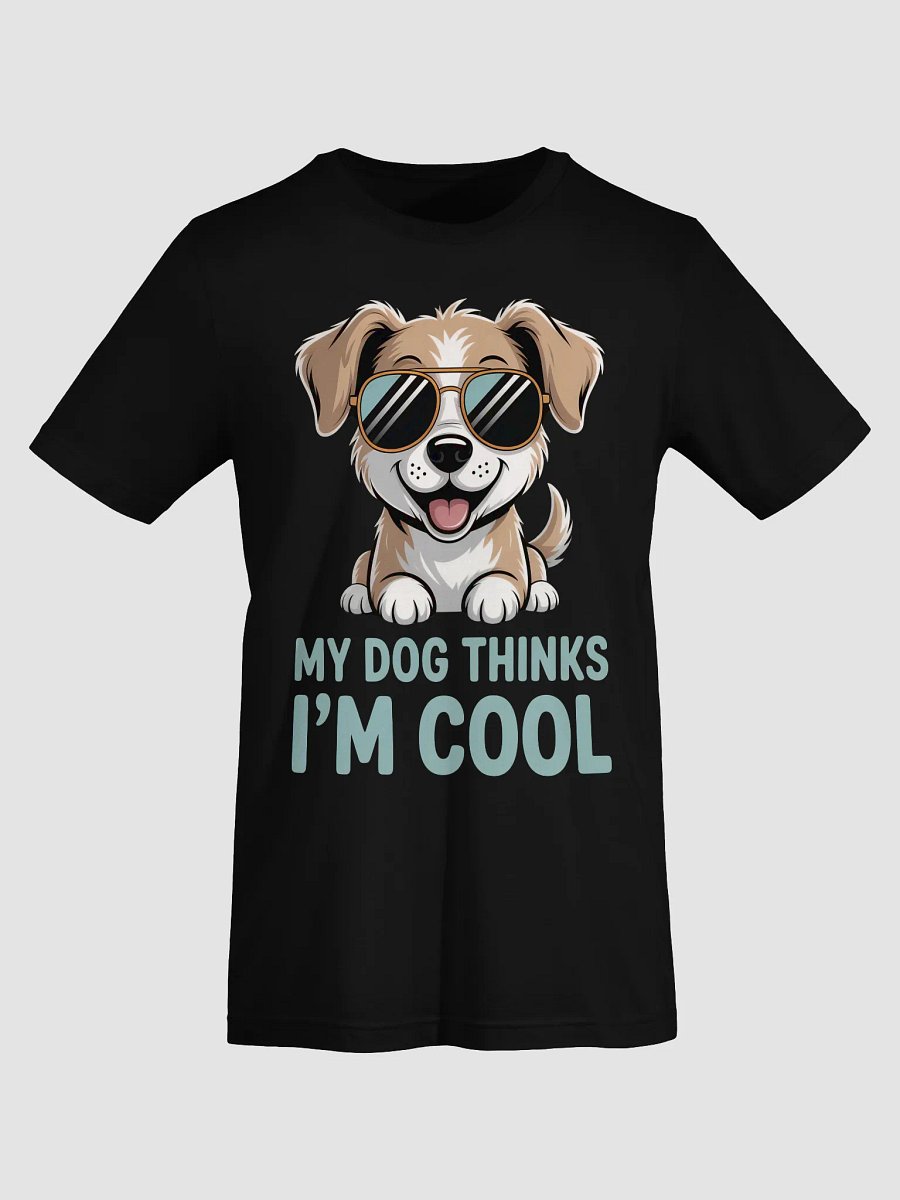 My Dog Thinks I'm Cool – Golden Retriever Cartoon T-Shirt product image (7)