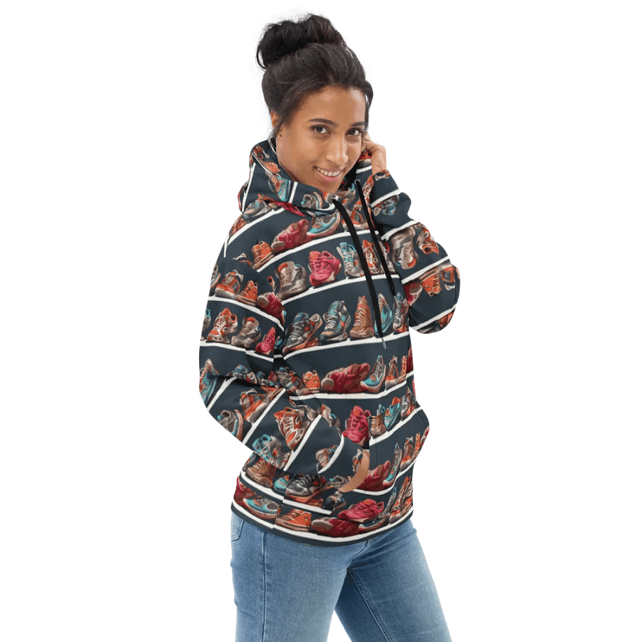 Sneakers Pattern All Over Print Hoodie product image (3)