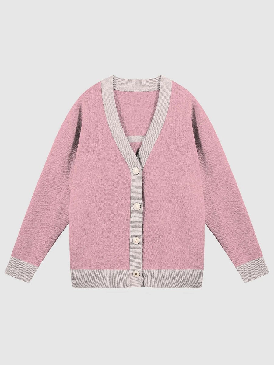 Unleash Your Fashion Maven with the 4-Color Jacquard Knit Cardigan product image (1)